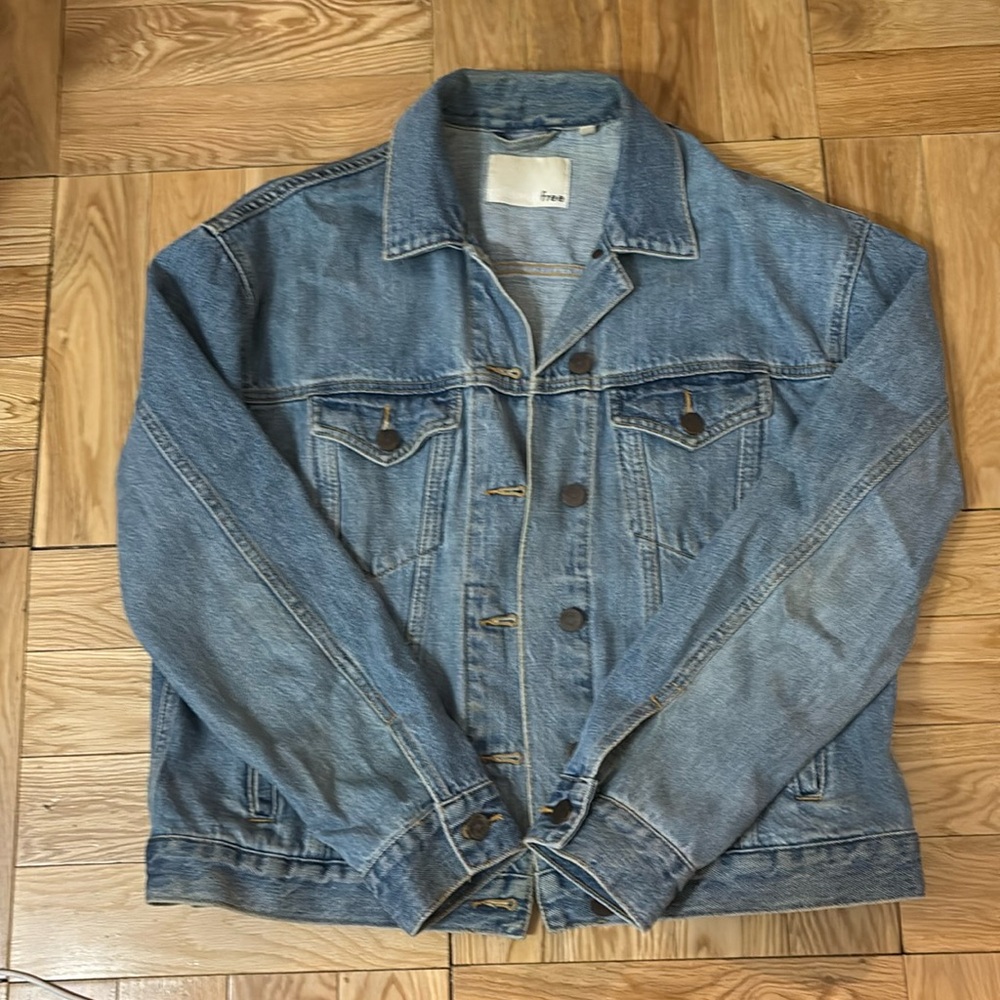 Aritzia Wilfred Free Oversized Jean Jacket